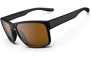 HAAYOT Sunglasses Men Polarized Sports Sunglasses Women Lightweight TR90 Frame Sun Glasses Driving Fishing Hiking Running