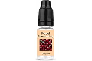 oceanevo® Food Flavoring 10ml Highly Concentrated Food Flavour – Natural Liquid Essence for Baking, Cooking, Sweets, Cakes, Shakes (Cherry)