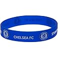 Chelsea FC Official Football Silicone Wristband (One Size) (Blue/White)