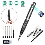  Mini Stift Kamera TANGMI 1080p HD Kamera Kugelschreiber Tragbare Kleine Überwachungskamera Mikro Videokamera für die Heimbüro-Überwachung Bewegungserkennung