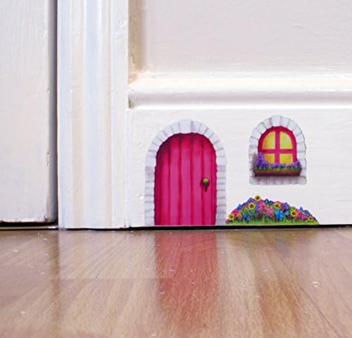Pink Fairy Door Wall Sticker/Decal