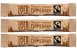 DEMERERA Demerara Fairtrade Sugar Sticks (Pack of 1000)