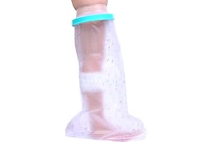 ZYKORT Protecteur de plâtre pour adulte, imperméable protecteur de plâtre pour douche, housse réutilisable de protection hermétique pour jambe, cheville, pied