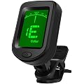 Newaner Accordeur de Guitare Chromatique à Pince Tuner Portable | pour Guitare, Basse, Violon, Ukulélé et Banjo, avec Ecran LCD 360° Rotation, Batterie Incluse