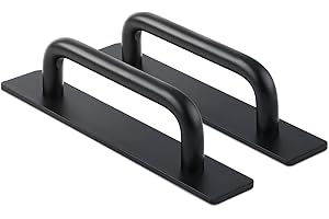 PUTOAHAO 2 Pezzi Maniglie Autoadesive Per Porte, In Lega Di Alluminio, Maniglie Per Porte Scorrevoli, Per Armadietti Da Cucina, Cassetti, Armadi, Cancelli, Garage, Capannoni (180 mm, Nero)
