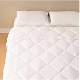 Bella Maison%100 Microfiber Tek Kişilik Yorgan, Beyaz, 155 x 215