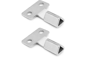 ZAVIA Steel Gas Meter Box Key Pack of 2 Gas Meter Key Triangle Key for Electric Utility Meter Boxes Durable Steel Rust and Corrosion Resistant - Universal Fit