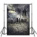 Produktbild VEMOW Heißer Halloween Backdrops Kürbis Vinyl 3x5FT Laterne Hintergrund Blackout Fotografie Studio 90x150cm(Mehrfarbig, 90x150cm)