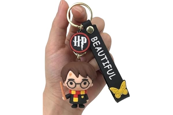 Unyks Star Cute 3D Silicon Cartoon Keychain - Cute Design Key Holder for Bags, Backpacks, and Keys