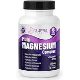 Multi Magnesium Complex 60 Tablets - Clinically Approved Patented Magnesium Albion TRAACS&reg; & Magnesia&reg;, Bisglycinate + Citrate + Malate