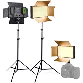 Coverzone D&ouml;k&uuml;m Ayak Tripod ve Profesyonel Şarjlı Led Işık St&uuml;dyo &Uuml;r&uuml;n Tanıtım Video veya Fotoğraf &Ccedil;ekimleri i&ccedil;in Youtube vey