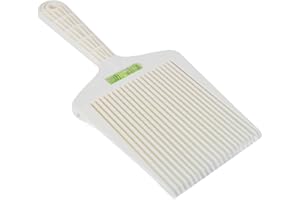 DIOCHE Płaski Grzebień Fryzjerski Profesjonalny Płaski Grzebień z Dokładnym Poziomowaniem Wody Biały Grzebień do Układania Włosów Lekki Odpowiedni dla Mężczyzn Strzyżenie Dziewczyn