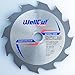 Price comparison product image WELLCUT Saw Blade 160mm, Bore 20mm, 12 Teeth, 2.2mm Kerf for Festool Bosch Makita DeWalt etc. Industrial Quality Tungsten Carbide Tipped (TCT)