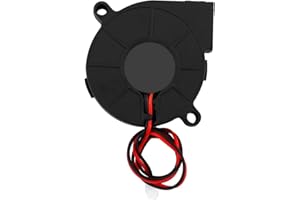 ASHATA Wentylator drukarki 3D DC 12 / 24V, Richer-R 50x15mm Wentylator promieniowy Turbine Wentylator dmuchawy, Chłodzenie Zestaw radiatora Akcesoria do drukarki 3D (24V)