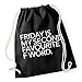 Produktbild Friday Is My Second Gymsack Black Certified Freak