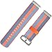 Produktbild Ersatzarmband,SOPEAR 20mm Art und Weise farbiges gesponnenes Nylongewebe-Ersatz-Armbanduhr-Band-Bügel-Armband-Gurt Universal für Huami Amazfit Bip Jugend-Samsung-Gang Sport S2 Classis Moto360 Gen 2 42mm Fahrwerk Uhr SPORT Orange