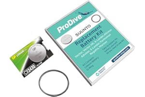 PRODIVE GOOD TO HAVE ON HAND Juego de pila de repuesto para Suunto Vector Advizor Yachtsman S-Lander Altimax para reloj deportivo