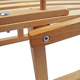 Winterexpress Holzschlitten mit Rückenlehne + Zugleine + SCHIEBESTANGE – Lehne -Kinderschlitten – Schlitten aus Holz Kinderschlitten NEU - 6