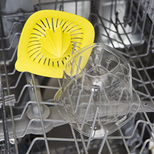 Brabantia 110085 Saftpresse mit Messbecher 500 ml, Plastik, gelb, 28.5 x 28.5 x 15 cm - 7