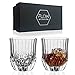 Produktbild Crystal Whiskey Glasses Set Of 2, High Quality Crystal Glassware By FLOW Barware The Gatsby Perfect for Scotch, Bourbon Gin & Tonic, Cocktails and More