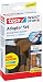 Produktbild tesa® Insect Stop Fliegengitter ALU Comfort Adapter-Set für Insektenschutztüren aus Aluminium (Braun / 2er Pack)