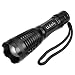Produktbild Udaily E6 Taktische Taschenlampe mit Superheller Hochleistungs - LED Handgerät Taschenlampe - Tragbare Wasserdichte Taschenlampe fürs Freie mit Einstellbarem Fokus und 5 Lichtmodi für Campen Wandern usw