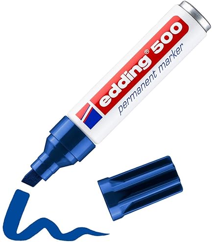 edding 390 permanente marker 1 marker wigpunt 4-12 mm groen sneldrogend waterdicht en slijtvast voor karton, kunststof, hout, metaal, glas