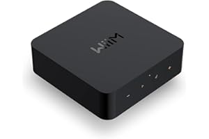 WiiM Pro Récepteur AirPlay 2, Google Cast Audio, Streamer Multi-pièces WiFi, Compatible avec Alexa, Siri et Google Assistant, Diffusion Audio Haute résolution à partir de Spotify, Amazon Music, Tidal