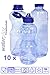 Produktbild 10 x Trinkflaschen aus TRITAN 4 x 0,5 Liter rund 3x 1,0 Liter rund und 3 x 1,0 Liter eckig / vierkant inkl. 6 x Standard-, 4 x Dicht-, 2 x Trinkdeckel ohne Weichmacher (BPA frei) ohne Schadstoffe aus Deutschland Geruchsfrei und Geschmacksneutral