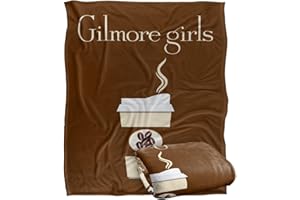 LOGOVISION GILMORE GIRLS Silky Touch Superweiche Kuscheldecke für Mädchen, 152 x 127 cm