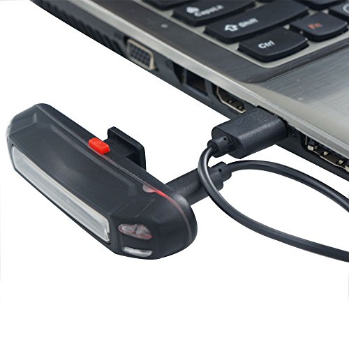 Xcellent Global USB Aufladbares Fahrrad Rücklicht hinteres Rücklicht Helm LED Licht 100 Lumen LD100R - 3