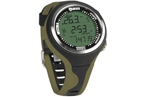 Mares Smart Apnea Adult Freediving Computer, Black and Green