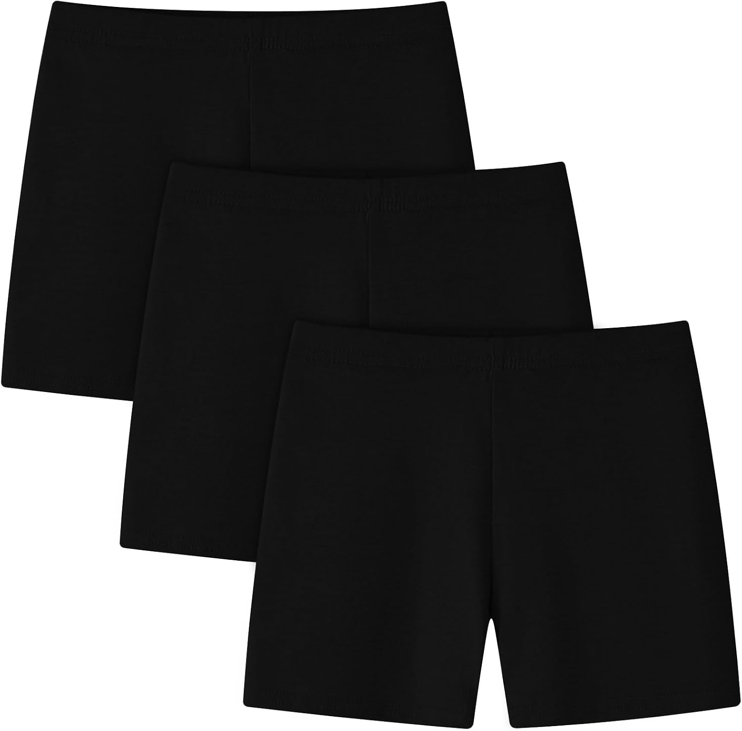 Adorel Girls Shorts Cycling Short Leggings Sports Cotton Summer Pack of 3