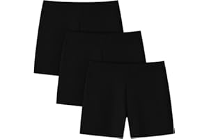 Adorel Shorts Pantalones Cortos Leggings Deportiva Algodón Niña Pack de 3