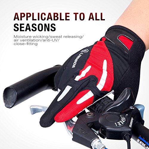 4ucycling Touchscreen Fahrradhandschuhe mit Gel Padded Super Atmungsaktiv Radsport Handschuhe - 5