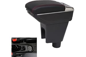 SZSS-CAR Accoudoir central en cuir pour voiture Compatible avec Chevrolet Spark 2011 2012 2013 2014 2015 2016