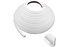 ZOSONET RV-Regenrinnen, 10 Meter lang, Gummi-Tropfleiste, PVC-Regenstreifen, J-förmige Dachregenumleitung, selbstabdichtendes Klebeband, geeignet für Autotüren Wohnwagen (weiß)