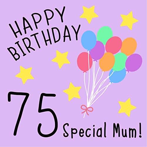 Amazon.co.uk mum 75th birthday cards