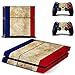 Produktbild QPZYB Nationalflagge Aufkleber Aufkleber Vinyl Skin Anti-Rutsch und 2X PS4 Controller Aufkleber Zubehör für Playstation 4 Konsole