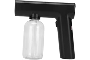 GREENSEN Pistolet à brume portable nanomètre électrique multifonction - Pulvérisateur de nettoyage rapide pour le nettoyage de la maison - Capacité de 300 ml - Noir