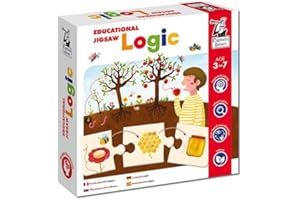Captain Smart Educational Game for Kids, Jigsaw Logic | Nature, Logic, Similarities, Opposites | Educational | Game for Puzzle, Learning toy, Gift for Children 3-7 Year Old