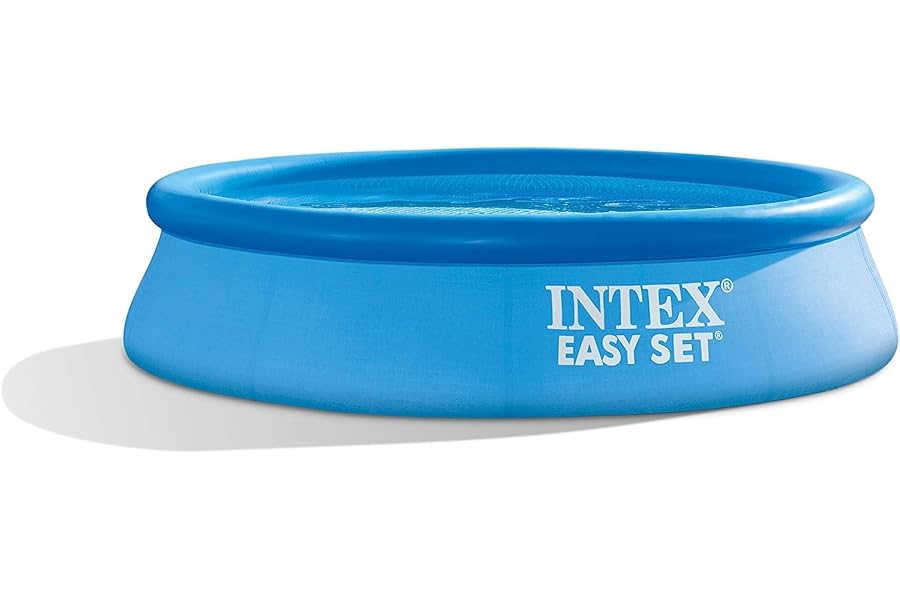 Intex 55237 - Piscina Hinchable, Ø244x61 cm, 1.942 litros, Piscina Redonda, con depuradora Cartucho, 1.250 litros/Hora, Filtr