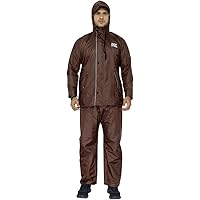 THE CLOWNFISH Rain Coat for Men Waterproof for Bike Reversible Double Layer with Hood Raincoat for Men. Set of Top and…