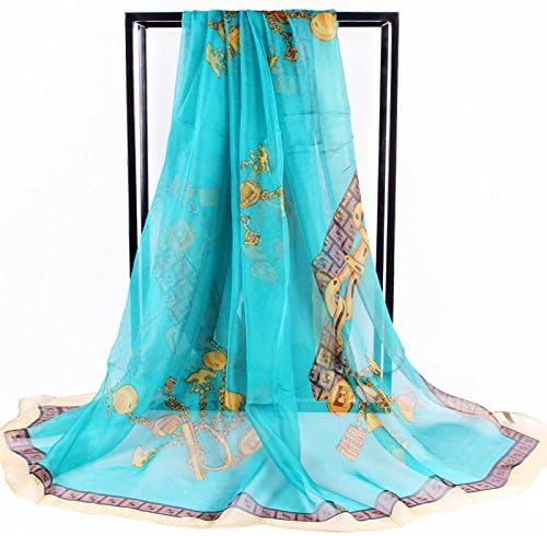 Ding Decoration Shawl Wild Silk Long Chiffon Scarves Woman (140*200Cm),Tao Lian Xiaowu