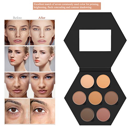 RUIMIO Contouring Palette und Highlighting Creme Contour Kit – 7 Farbtöne - 6