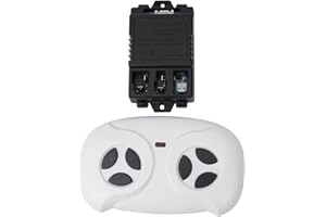 VERSAGENIUS ZCY1810RX Mando a distancia para vehículos eléctricos para niños JR1810RX Caja de control compatible con ambos pines 5/7 pines (juego completo de 5 pines)