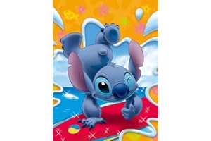 HexinYigjly 5D DIY Diamond Art Painting Kit Completo,Kit per pittura diamante fai da te, Strass Diamond Ricamo a Punto Croce Painting per Decorazione Parete Casa, Bambini, Cartone animato-Verticale