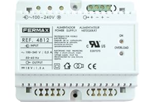 Fermax ALIMENTADOR DIN6 100-240VAC/18VDC-1,5A