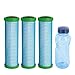 Produktbild Wasserfilter-Zentrum 3X Filterpatrone EM Premium 5 Carbonit & Tritan Trinkflasche 0,5l