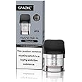 SMOK Novo POD M Meshed 0.6 Ohm Transparent Black 2mL (Pack of 3) Work With Novo Kit Novo 2 Kit Novo 3 Kit Novo 2S kit Novo 2X kit Novo 2C kit No Nicotine